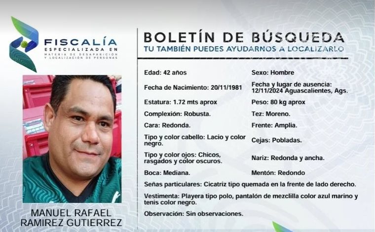 Encuentran en Aguascalientes el cuerpo de un empresario, quien había estado desaparecido