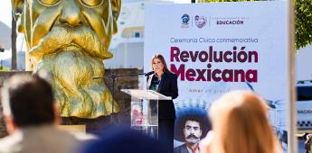 Conmemora gobierno de Claudia Agatón el 114 aniversario de la Revolución Mexicana