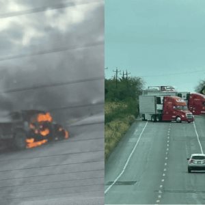 Reportan enfrentamientos y bloqueos en carretera Reynosa-San Fernando