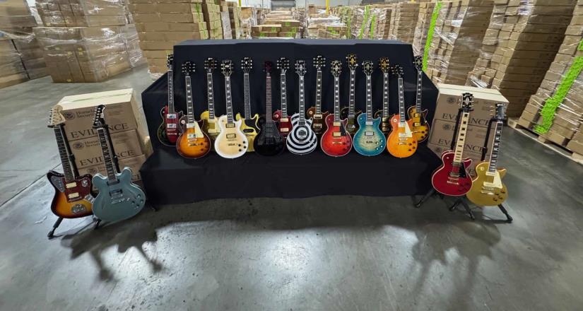 Incautan en Los Ángeles más de 3 mil guitarras Gibson falsificadas