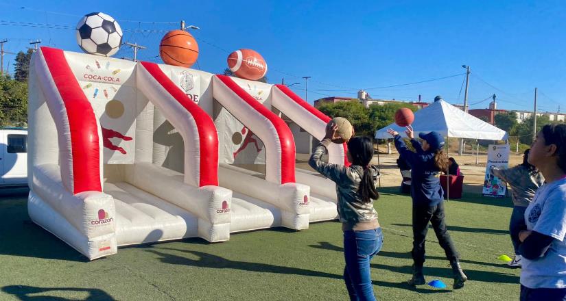 Promueve Gobierno de Ensenada programa "Juega Limpio, Vive Sano" en Unidad Deportiva Francisco Villa