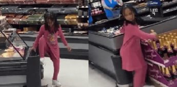 Niña causa destrozos en un Walmart de EU tras berrinche