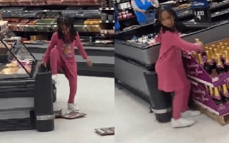 Niña causa destrozos en un Walmart de EU tras berrinche