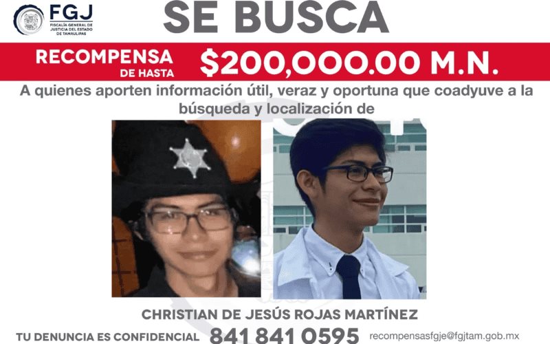 Detienen a Christian de Jesús R, acusado de golpear a Melanie Barragán en Tamaulipas