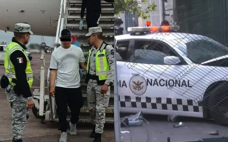 Hombre que trató de secuestrar avión, provocó choque de patrulla de la Guardia Nacional