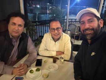 Se reúnen el vice-coordinador nacional Gabriel Portilla con David Olivo y Juan Carlos Hank