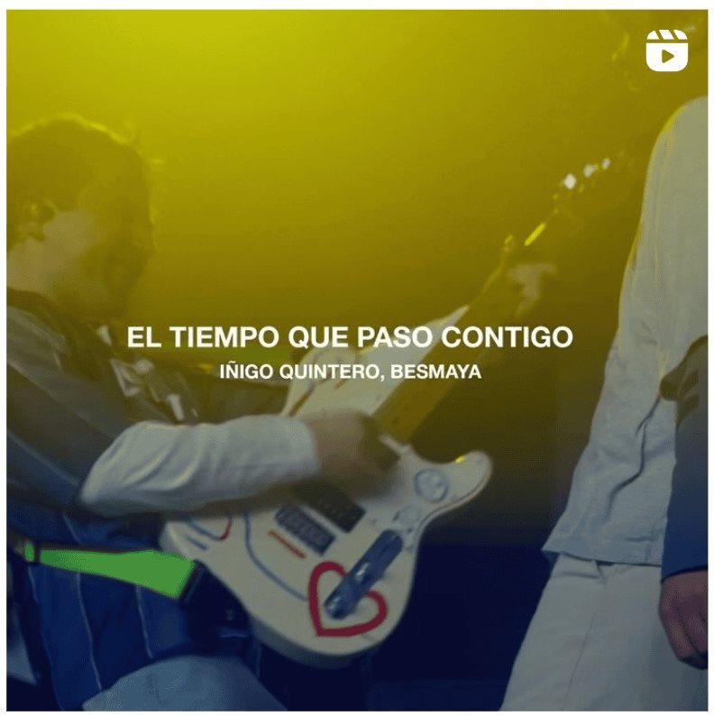 Iñigo Quintero y Besmaya presentan El Tiempo Que Paso Contigo