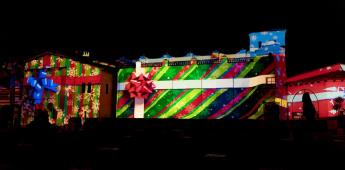 Arranca Gobierno de Ensenada funciones de video mapping "Navidad en Grande"