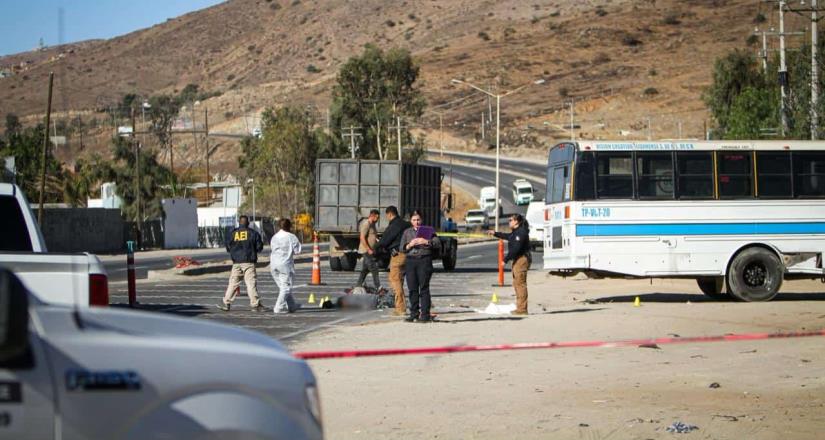 Motociclista muere tras colisión con camión en la carretera libre Tijuana-Tecate