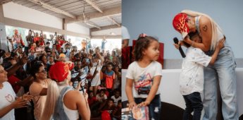 Karol G sorprende con noble gesto en fundación de Cartagena