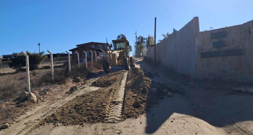 Rehabilita Gobierno de Ensenada terracerías en el Valle de Guadalupe