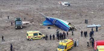 Encuentran caja negra del vuelo de Azerbaijan Airlines que fue derribado por militares rusos