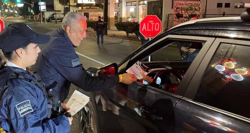 Saldo blanco en operativo de Nochebuena y Navidad en Ensenada