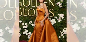 Zendaya deslumbra en la alfombra roja de los Globos de Oro