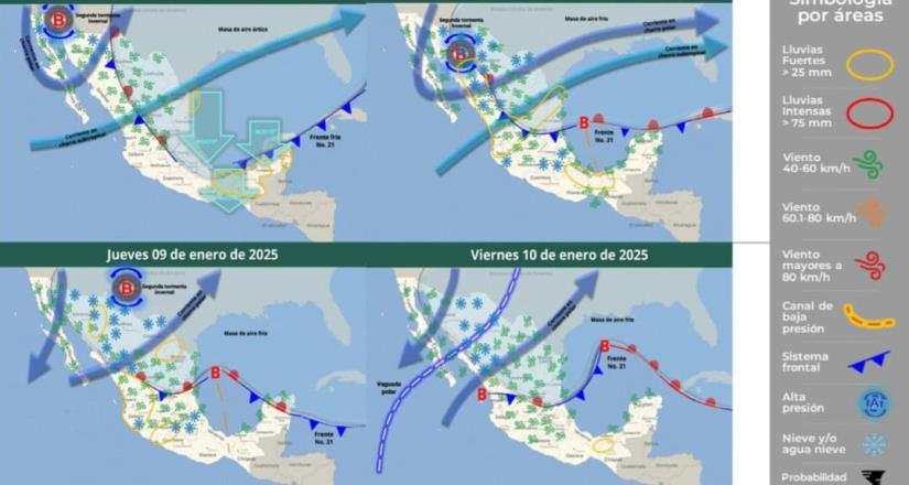 Exhorta Gobierno de Ensenada a tomar precauciones ante pronóstico de condición Santa Ana y descenso en las temperaturas