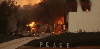 Incendio en Los Ángeles avanza hacia el acaudalado barrio de Brentwood