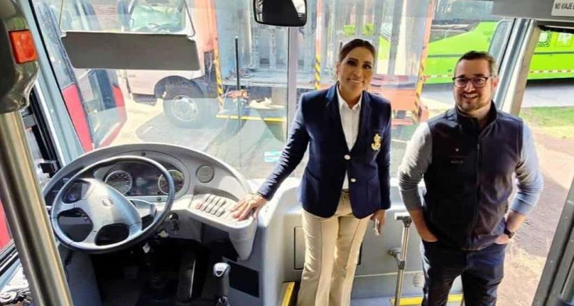 Avanza proyecto de autobuses eléctricos para Ensenada: Claudia Agatón