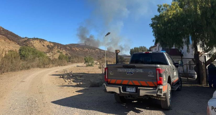 Realiza Protección Civil alertamiento preventivo ante incendio en la zona de El Tigre