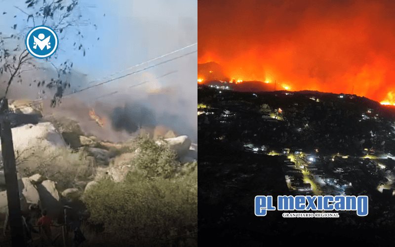 Tecate sufrió de incendio por vientos de Santa Ana Tecate sufrió de incendio por vientos de Santa Ana