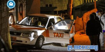 Ejecutan a taxista en la colonia Niño Artillero