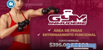 Invita Inmudere a la comunidad a inscribirse a el Gimnasio Municipal de Acondicionamiento Físico