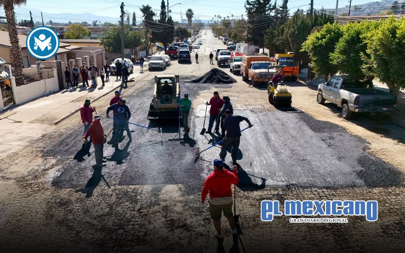 Arranca Gobierno de Ensenada pavimentación de la Riveroll