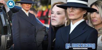 Melania Trump deslumbra en la investidura de su esposo como presidente de EE.UU.