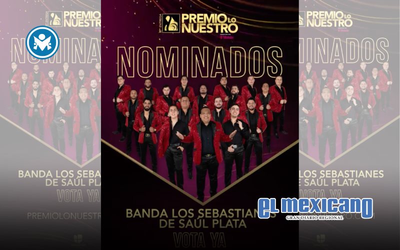 Banda Los Sebastianes ha sido nominada a Premio Lo Nuestro